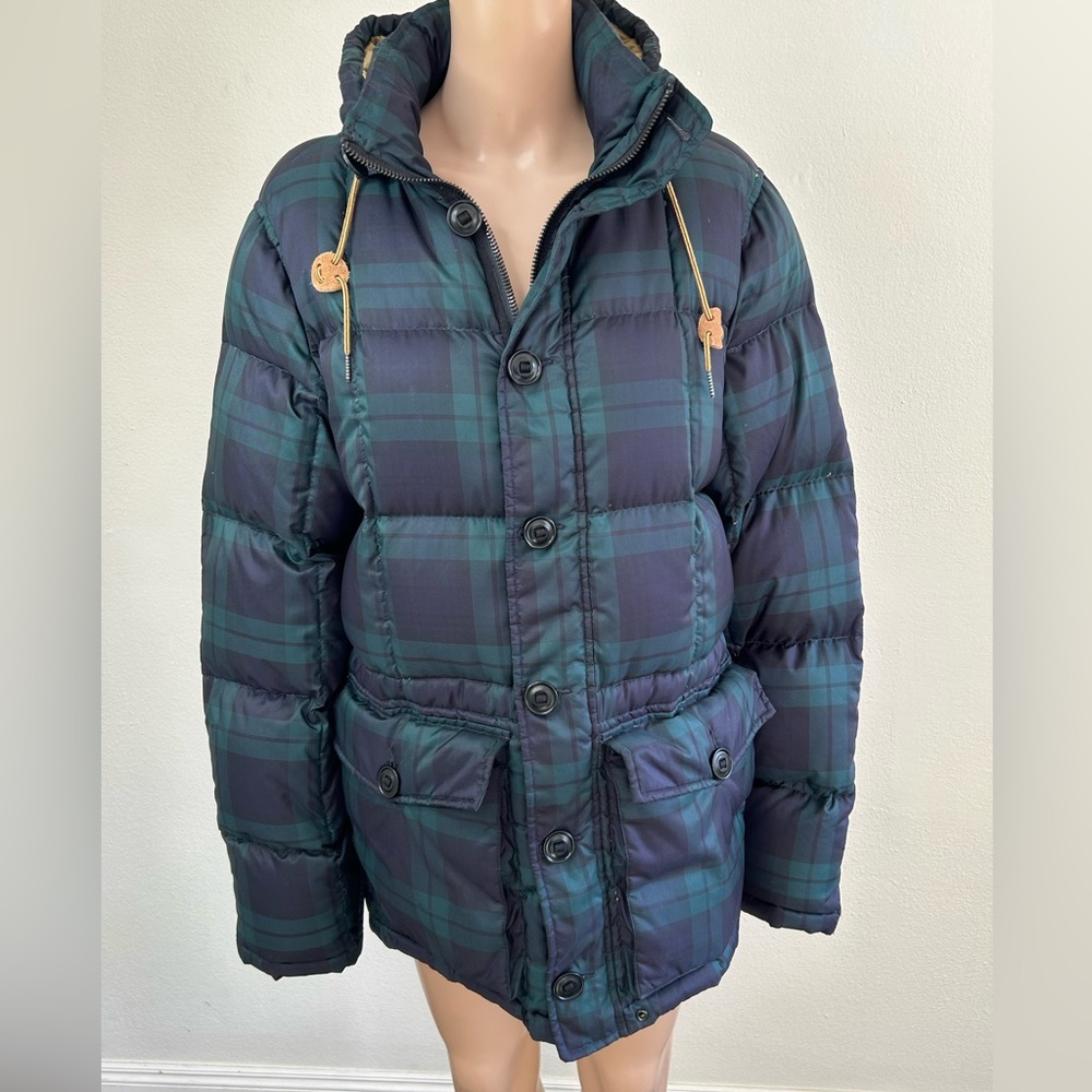Rugby Ralph Lauren Highbank Blackwatch Down Jacket sz S